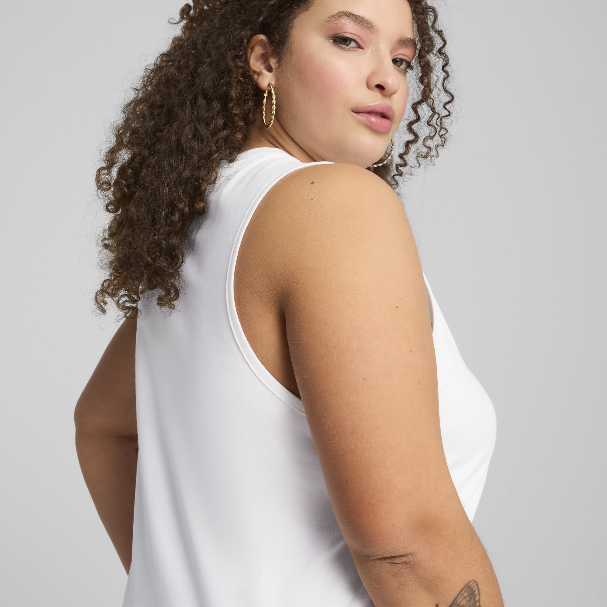 PUMA Débardeur ajusté à Logo N° 1 ESS Femme