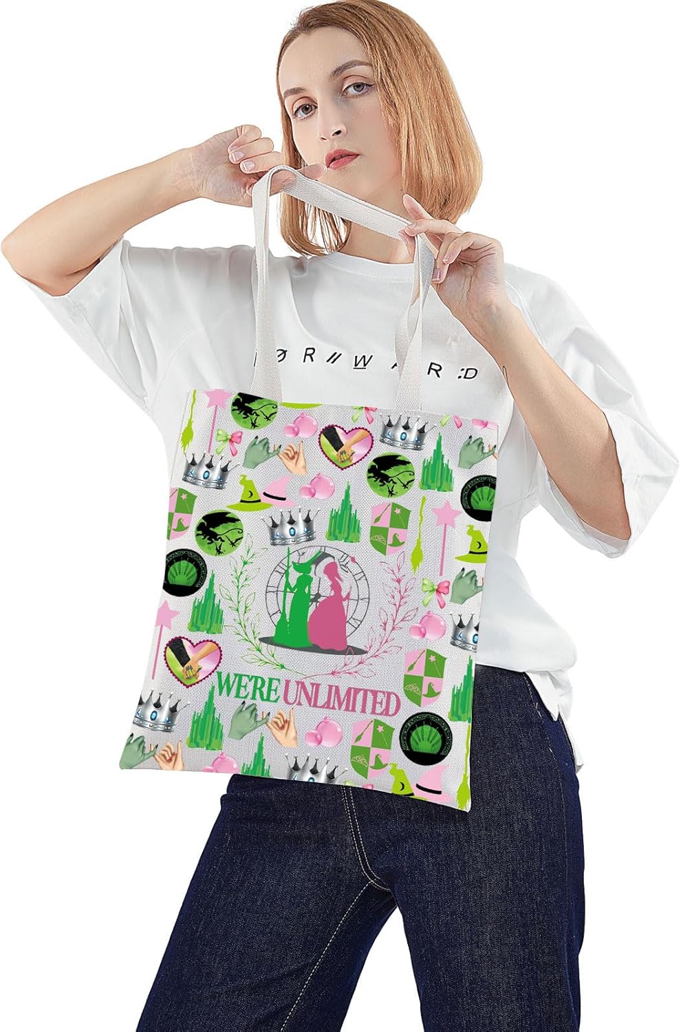 WZMPA Musical Tote Bag Theater Gift Together We're Unlimited Shoulder Bag Theater Drama Musical Merch (Were Unlimited -T) - Image 3