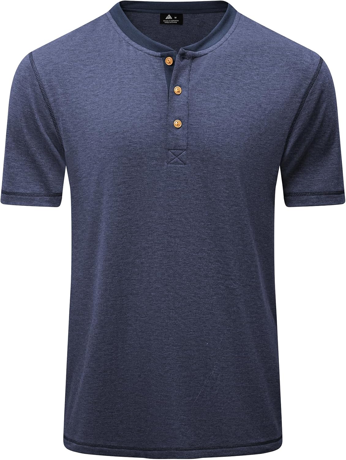 Men's Henley Shirts Short Sleeve Summer Casual Sport T-Shirts
