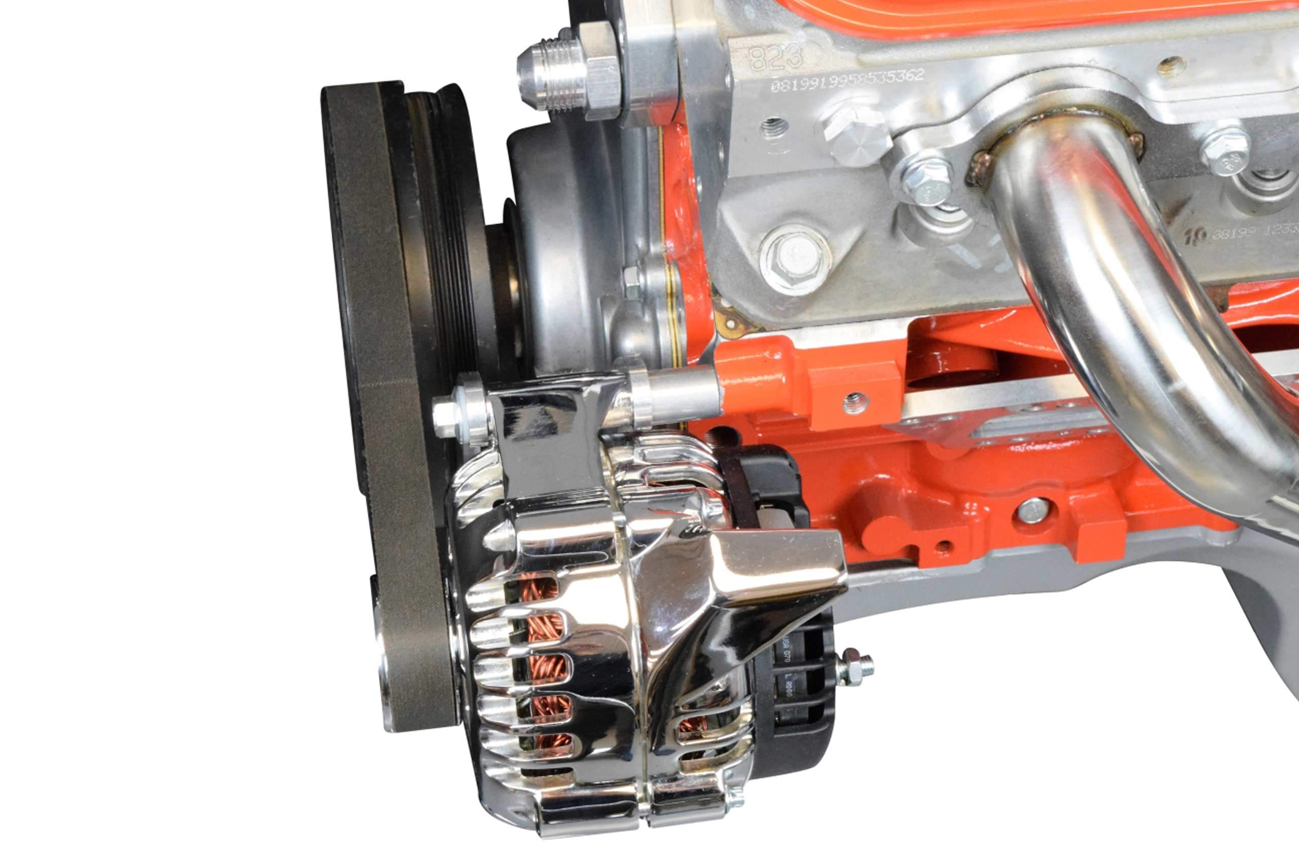 LS Water Pump Spacer Kit Adapts LS1 Camaro GTO Water Pumps To Truck