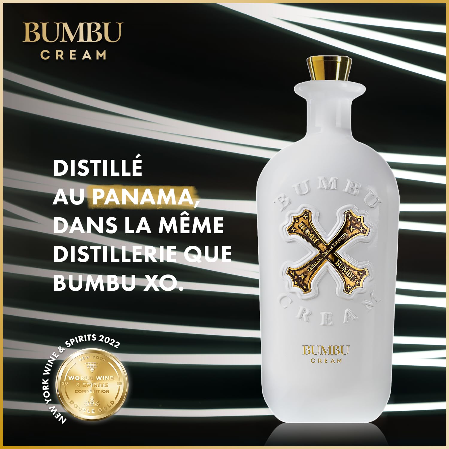 BUMBU Cream Liqueur de Rhum avec étui - 15%, 70cl