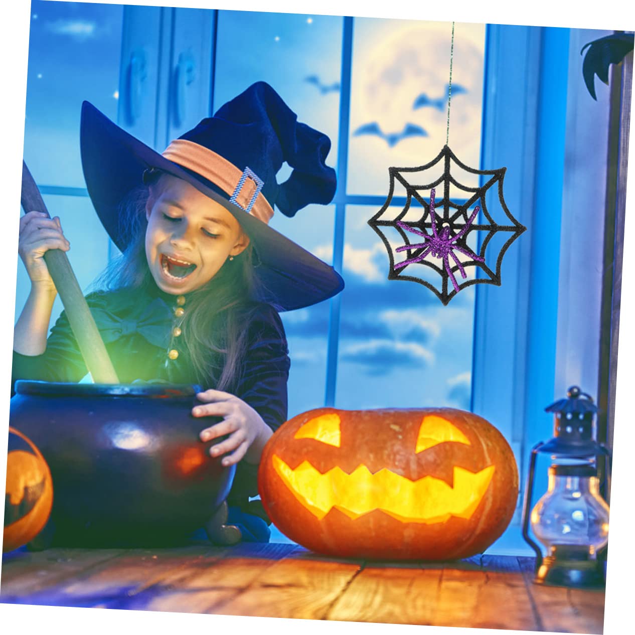ABOOFAN 36pezzi Decorazioni Ragnatele Per Halloween Con Ragni Finti Ragnatele Impermeabili e Portatili Per Feste e Case Infestate