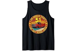 Vintage Truck Side 51 Emergency Squad Essential Tank Top