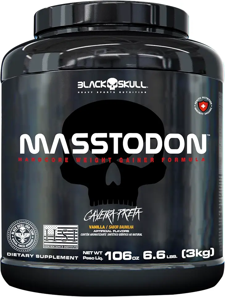 Masstodon Baunilha 3Kg, Black Skull