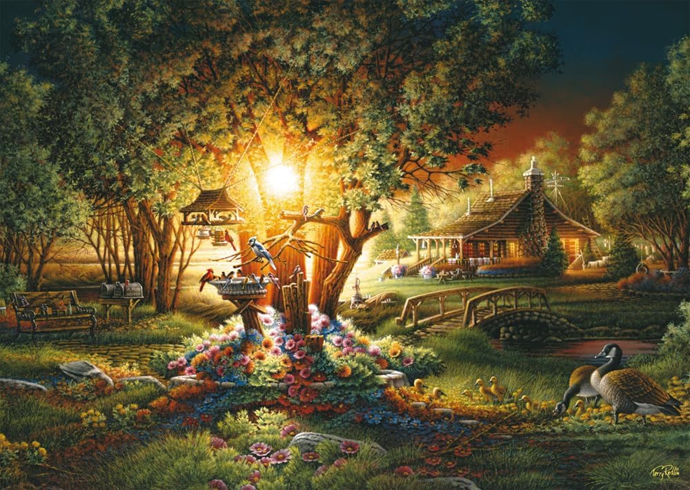 Schmidt Spiele 58547 Gorgeous Spring Lights Terry Redlin 1000 Piece Puzzle