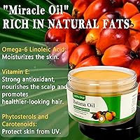 Vista 5 de Lxitian Aceite de batana crudo para el crecimiento del cabello orgánico, 100% natural sin refinar aceite de botana para el crecimiento del cabello