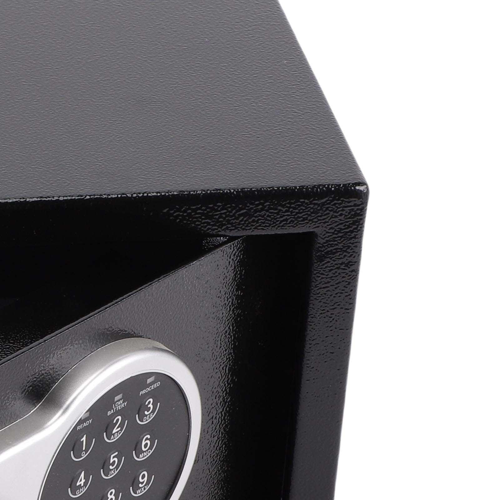 AUNMAS Mini Cassaforte con Blocco Tastiera Digitale e Chiavi di Backup, Armadio di Sicurezza Elettronico per Passaporto Gioielli in Contanti Durante i Viaggi in Ufficio a Casa