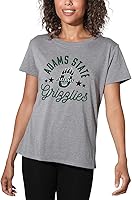 Vista 466 de Colección oficial de camisetas sueltas para mujer, diseño de mascota desgastada universitaria, jaspeado atlético