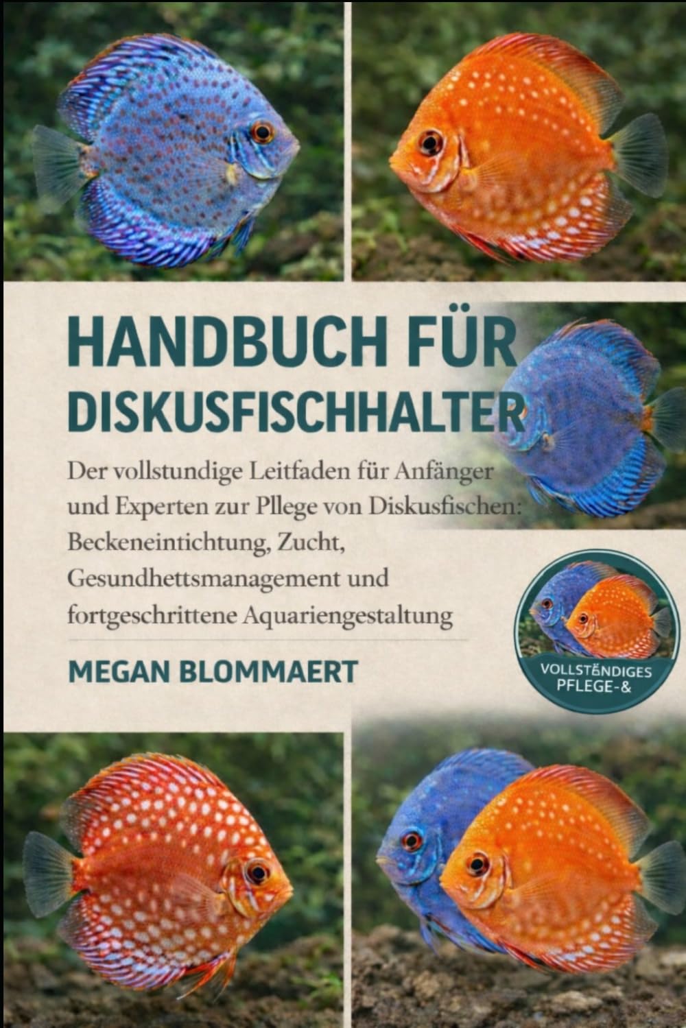 HANDBUCH FÜR DISKUSFISCHHALTER: Der vollständige Leitfaden für Anfänger und Experten zur Pflege von Diskusfischen: Beckeneinrichtung, Zucht, ... und fortgeschrittene Aquariengestaltung