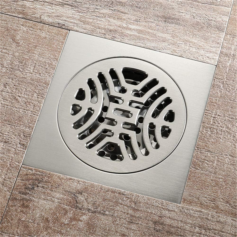 Floor Drainage, Square Copper Floor Drain Rustproof Bathroom Drainage