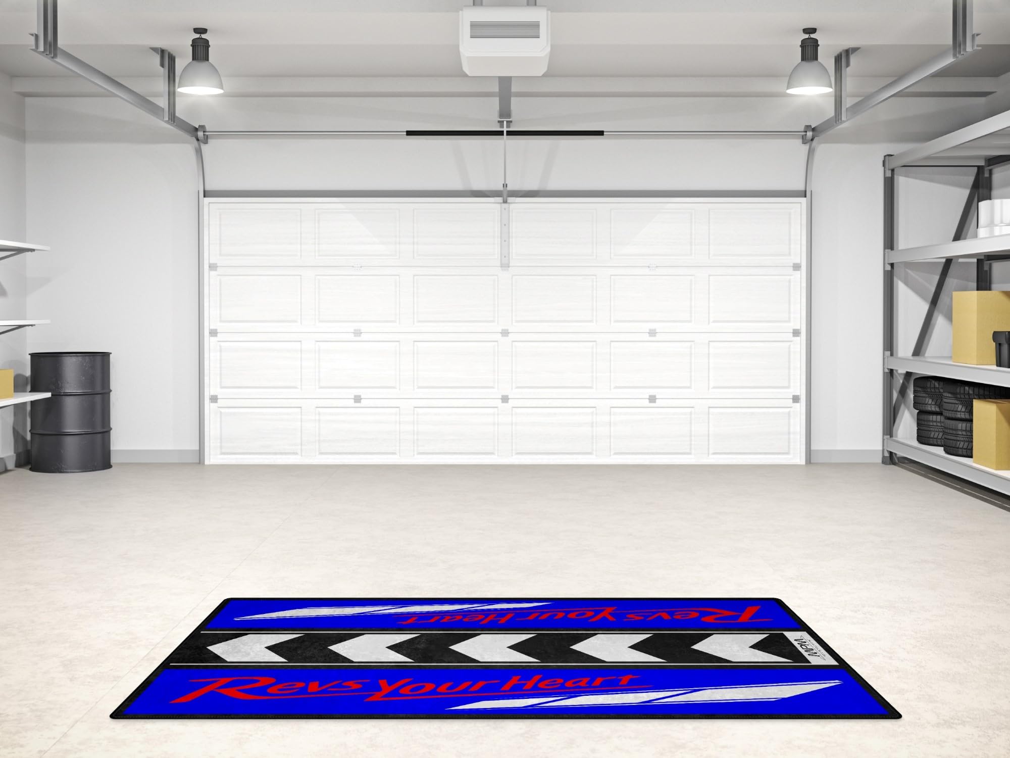 Workshop Floor Protection Wibeart Motorcycle Garage Mat For