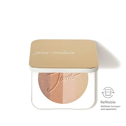 Miniatura 3 de Jane Iredale PureBronze Shimmer Bronzer - Polvo bronceador con cobertura construible, ligero y transpirable, libre de crueldad, 4 tonos mezclables