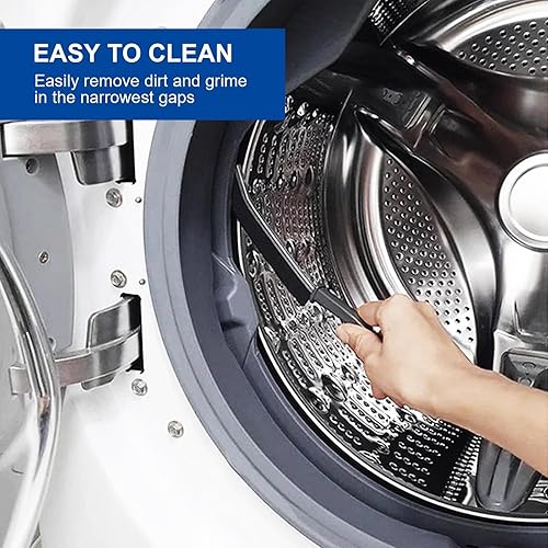 Miniatura 4 de Cepillo de limpieza de hendiduras de cerdas duras, cepillo limpiador de lechada, cepillo de limpieza para juntas profundas de azulejos, herramienta