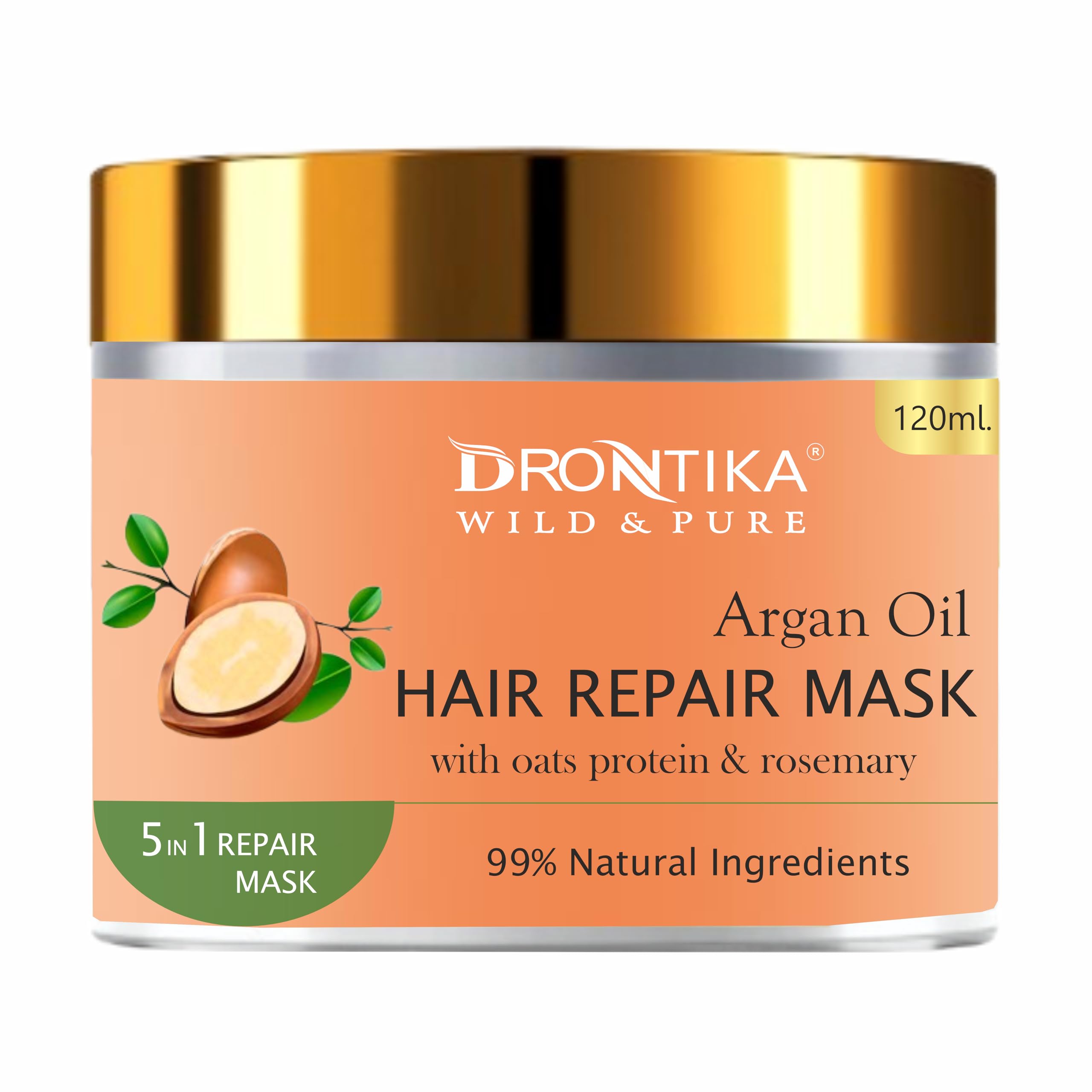 Argan Oil Hair Mask, Ideal For Frizz -Free And Stronger Hair |Paraben, Sulfates Free|For all hair types |Hair Mask for Men & Women 120ml.-image-44