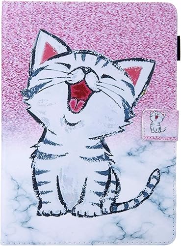 Miniatura 8 de Funda para Samsung Galaxy Tab A 7.0 pulgadas Tablet 2016 Modelo (SM-T280T285) con soporte para lápiz ranuras para tarjetas, Slim PU cuero folio Flip