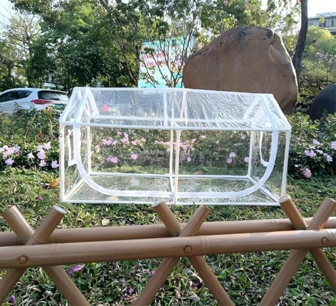 ビニール温室 ガーデンハウス 大型 透明カバー付き 側面開閉・ジッパーデザイン 組み立て簡単工具不要 折りたたみ収納 多機能立体植栽