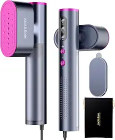 Jack & Rose Vaporizador De Viagem Para Roupas, Vaporizador Portátil De 110-220 V, Aquecimento De 15 Segundos, Vaporizador E Ferro 2 Em 1, Vaporizador De Roupas De Tamanho De Viagem, Grande Painel De