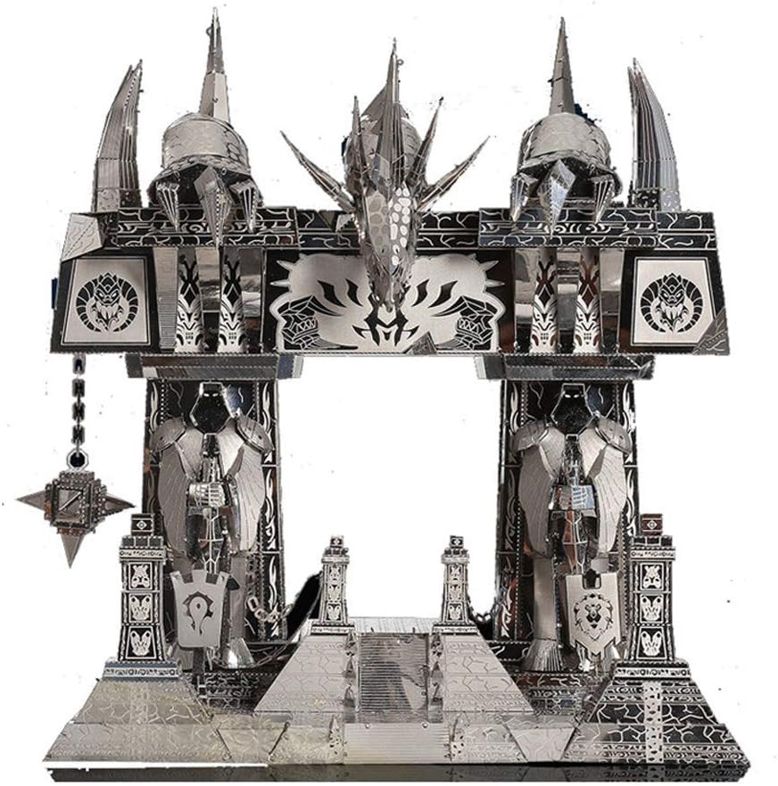 Picture Kingdom3D Metal Puzzle The Dark Portal Assemble Model Kits PJ-158 DIY Laser Cut Jigsaw Toys
