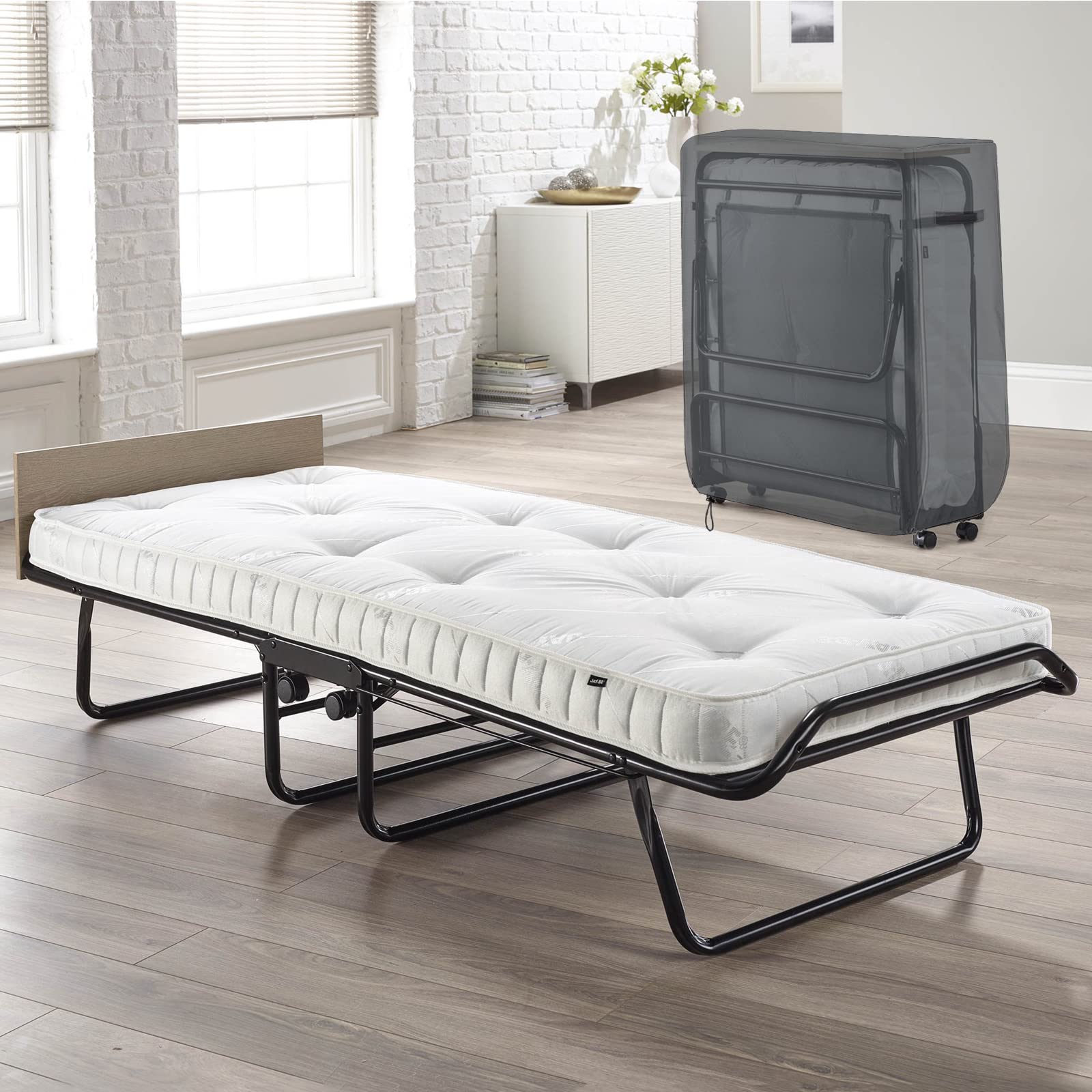 MBOOM Copertura pieghevole per letto in tessuto Oxford 600D, protezione per materasso impermeabile (99,06 x 38,1 x 86 cm)
