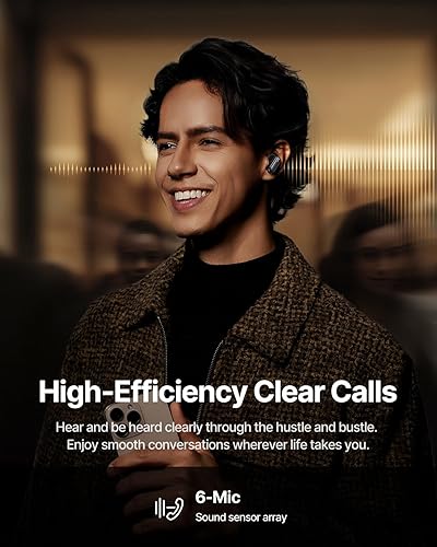 Miniatura 5 de Baseus Inspire XP1 - Auriculares adaptativos con cancelación de ruido, sonido de Bose, Dolby Audio, ANC adaptativo en tiempo real premium, sonido de