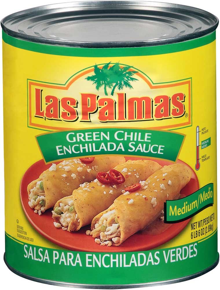 Sauce Las Palmas Green Enchilada Medium, no.10 Can -- 6 per Case