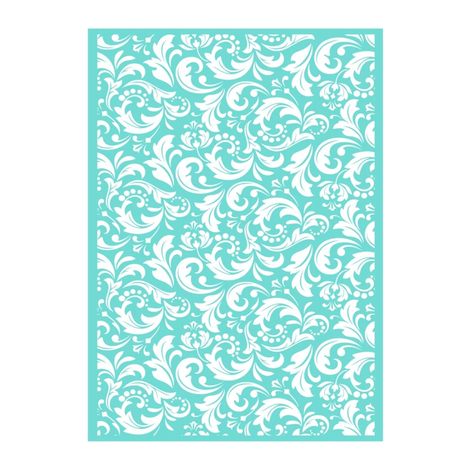 MANGOUSONG Screen Printing Kit,21x28cm Art Background Screen Silk Screen Stencils for Clay Geometric Printing On Clay Jewelry Earrings Decor