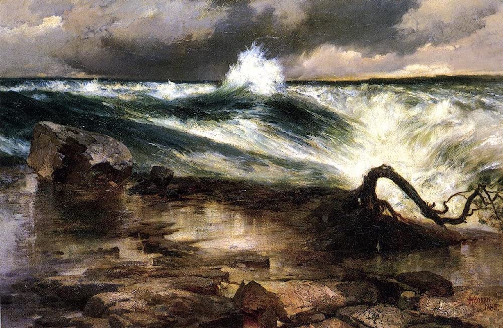 Affiche de célèbres tableaux Thomas Moran pour décoration salon 60x90cm