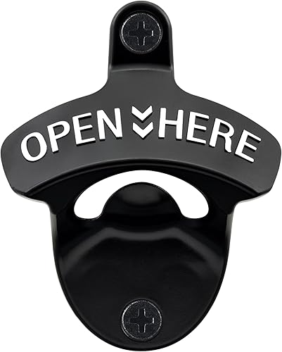 Miniatura 30 de 12 piezas de abrebotellas de bronce vintage montado en la pared, a granel, a prueba de óxido, abrebotellas de cerveza montado en poste para Bronce