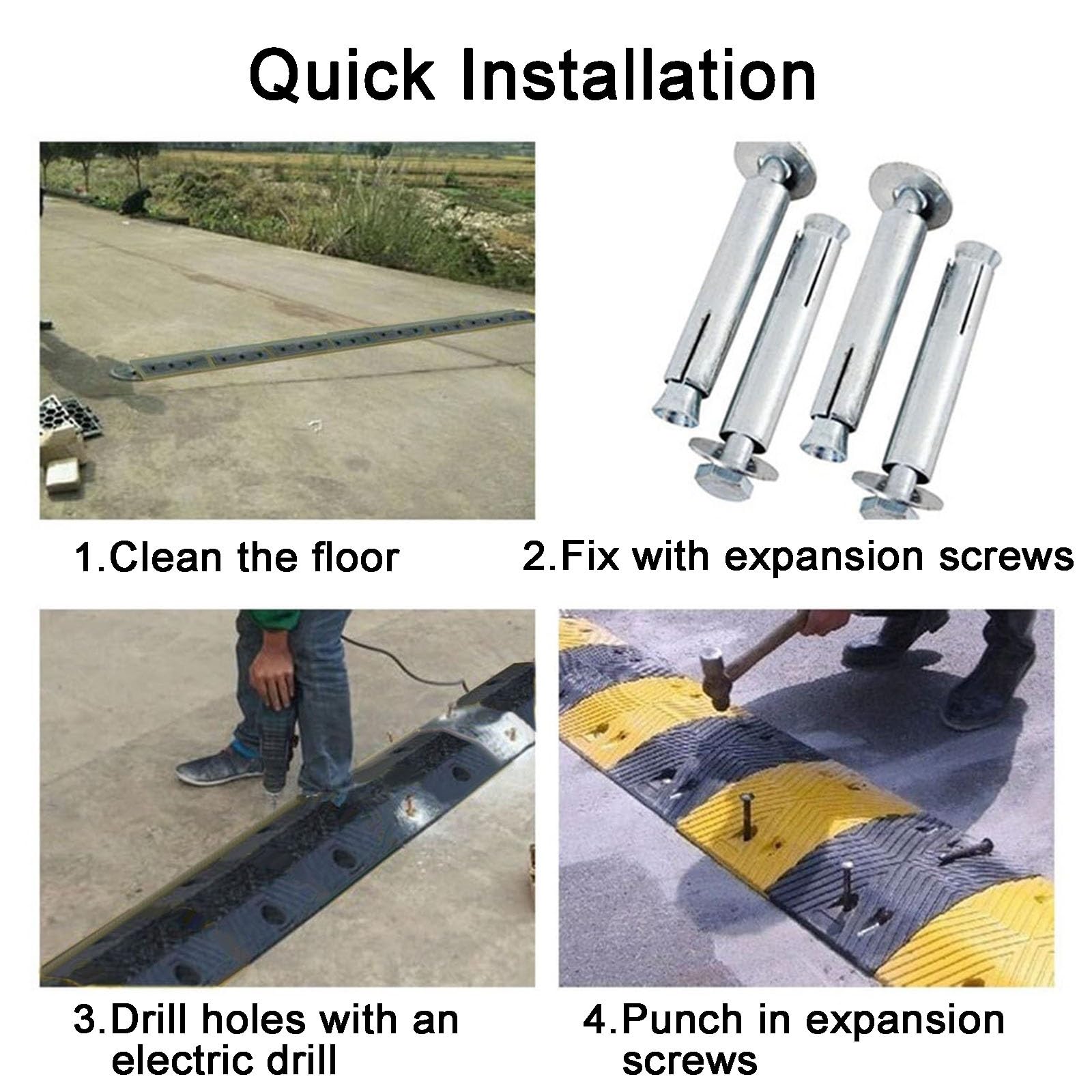 Pasacables Suelo para Cables de Alta Resistencia22046 Libras 1 Canal Protector de Cable para Interiores y Exteriores