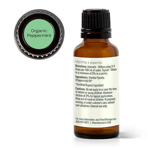 Vista 215 de Plant Therapy Aceite esencial de orégano orgánico 100% puro, certificado por USDA, orgánico, sin diluir, aromaterapia natural, grado terapéutico