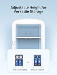 AstroAI Mini Fridge 4 Liter/6 Cans Makeup Skincare Fridge Portable Cooler and Warmer Little Tiny Fridge for Bedroom (Pink)