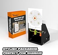 Vista 7 de Highwild BB Trap - Objetivo de reajuste del colector de pellets (solo Airgun) con 10 objetivos de papel de 7 x 9 pulgadas y 3 blancos giratorios