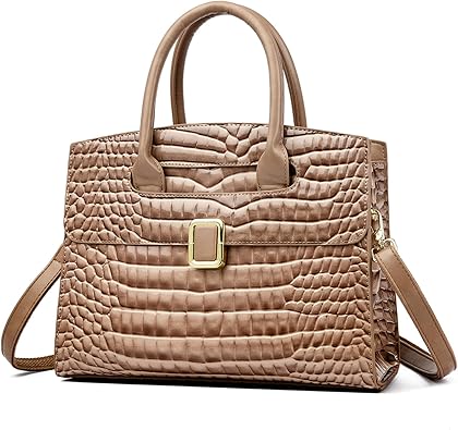 Eslcorri Women Top-Handle Tote Bags Fashion Satchel Handbag PU Leather Shoulder Hobo Purse Crossbody Pocketbook