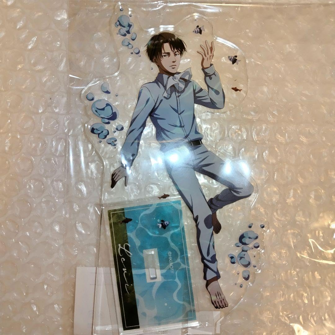 進撃の巨人 リヴァイ 川崎水族館 カワスイ 缶バッジ アクスタ リヴァイ