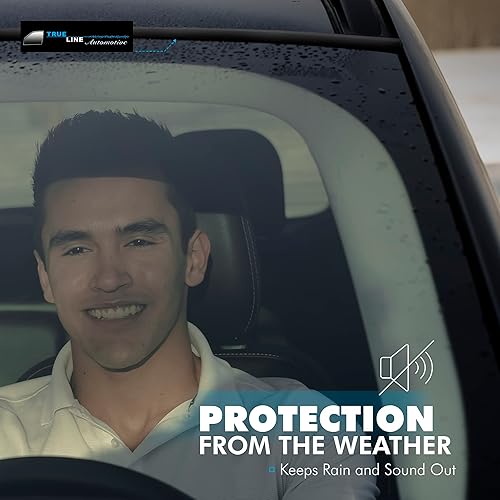 Vista 14 de TRUE LINE Automotive Tira de goma para parabrisas delantero de automóvil de 13 pies – Sellado de goma para puerta de ventana – Kit de moldeo por