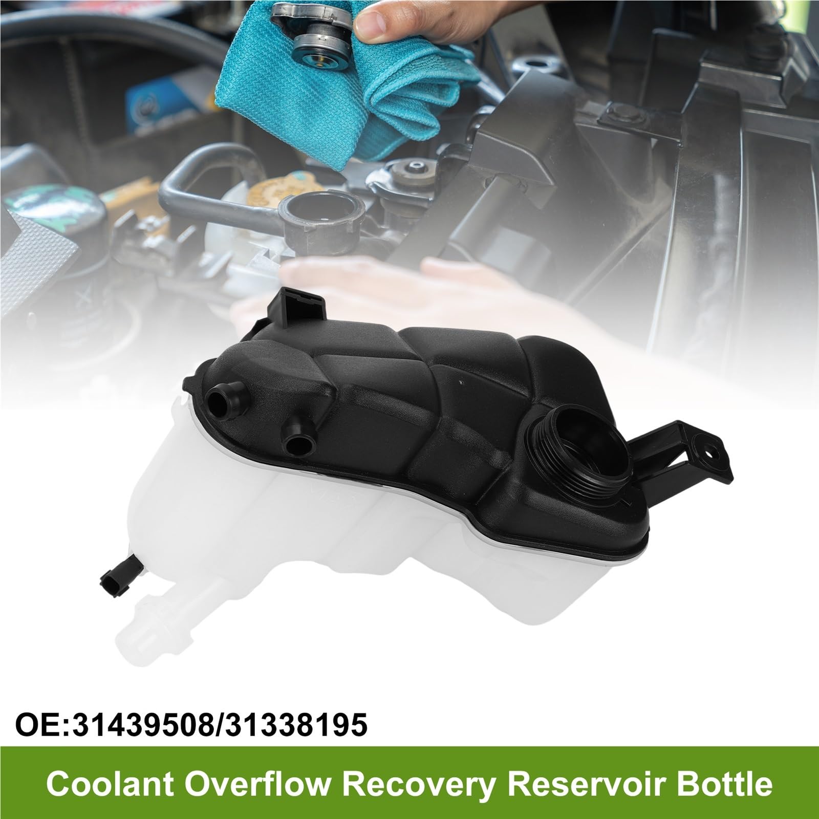 Zbiornik wyrównawczy płynu chłodzącego nr 31439508/31338195 pasuje do VOLVO S60 S80 V60 XC60