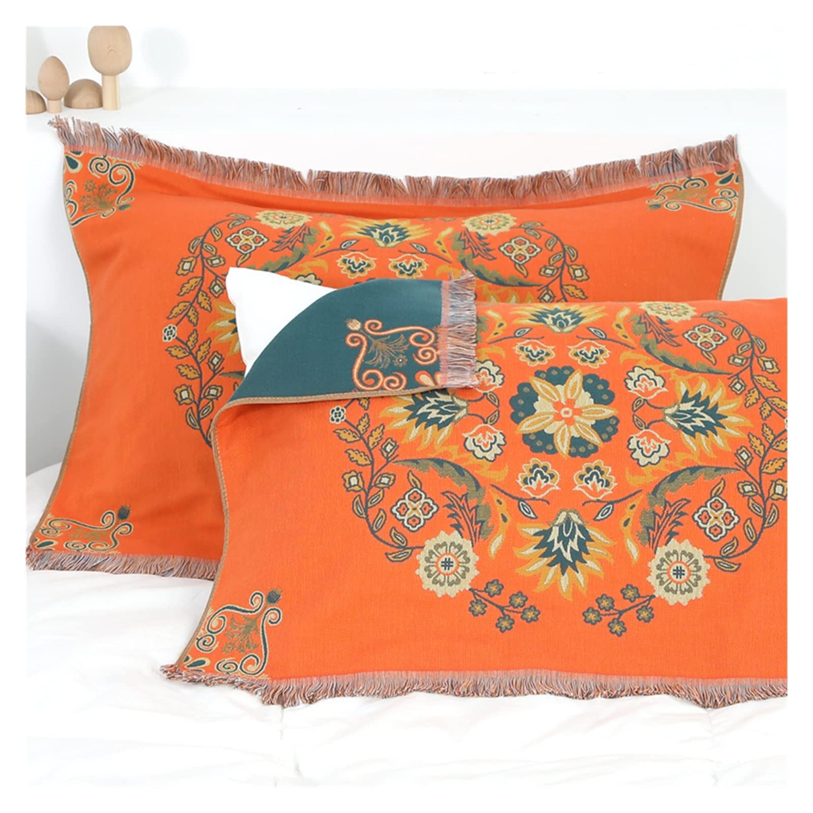 Serviette taie d'oreiller gaze de coton pour lit enfant et adulte