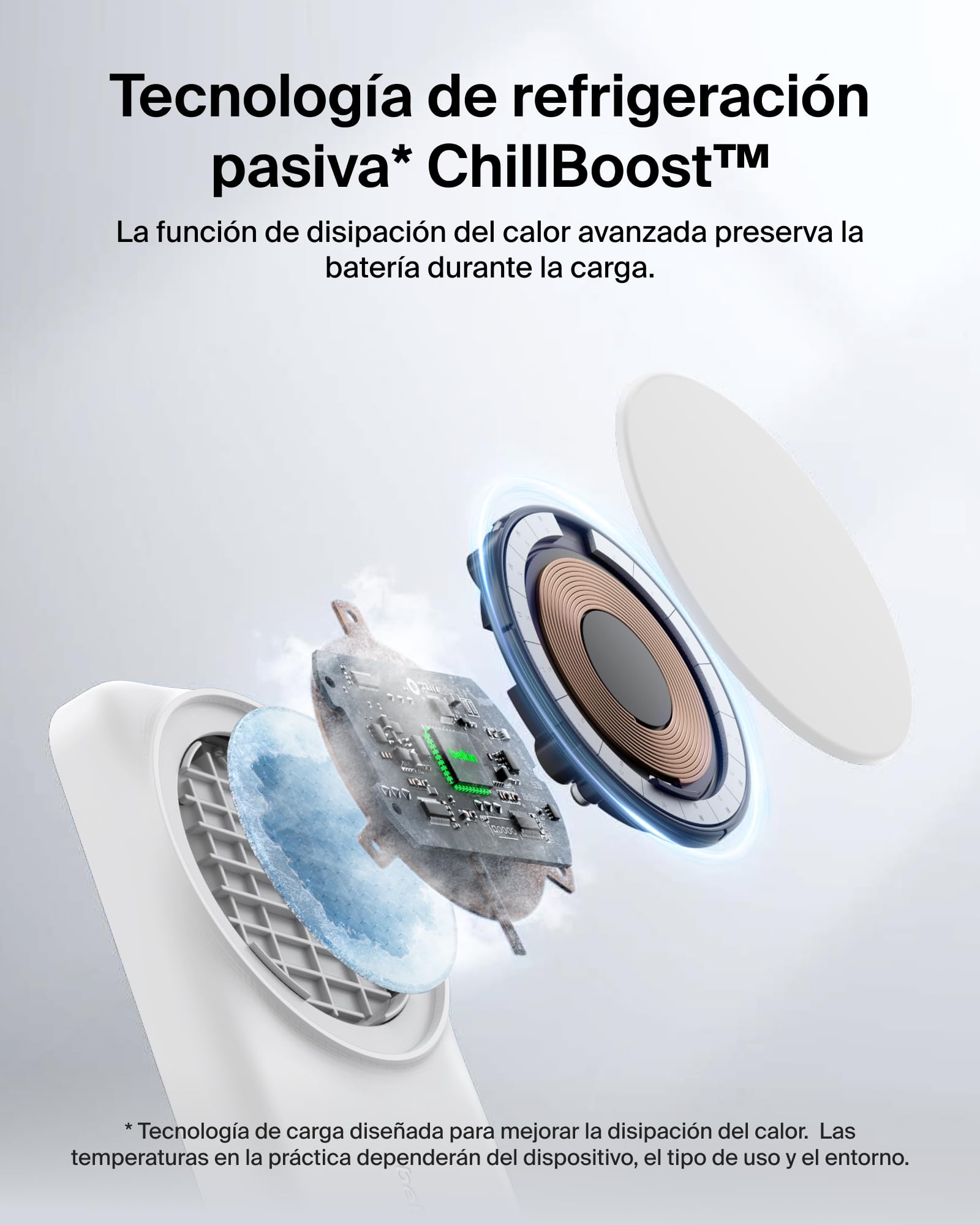 Belkin UltraCharge Cargador Inalámbrico Qi2, 2 en 1 Cargador Magnético Compatible con MagSafe con Puerto USB-C, 25W para iPhone 17, iPhone Air, AirPods, Pixelsnap con Adaptador de 45W - Blanco