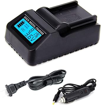 LCD Displays Fast Battery Charger for Canon LEGRIA HF R76 R77 R78 R86 R87 R88 HD Camcorder