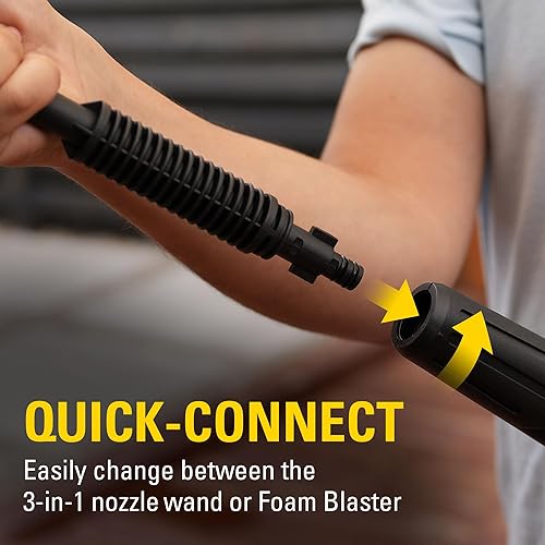 Miniatura 6 de CAT Lavadora a presión eléctrica 1850 PSI 1.4 GPM con manguera de alta presión de 20 pies, pistola de liberación rápida, lanza de boquilla 3 en 1,