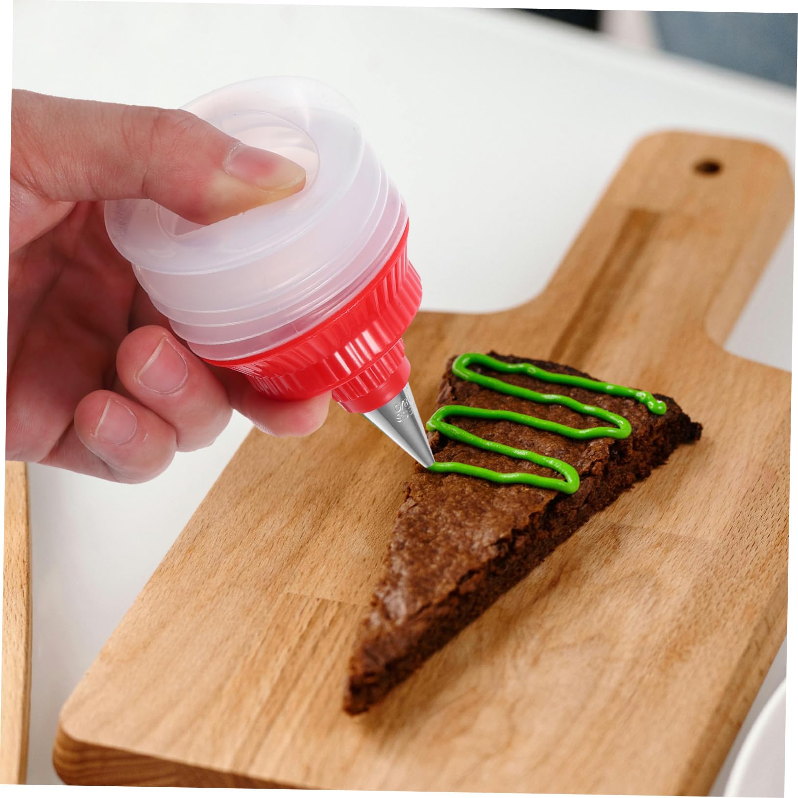 SOIMISS 2 Stück Spritzflaschen aus Sicherem Material Zuckergussflasche zum Kekse Verzieren Kuchendeko Wiederverwendbar für Backzubehör Zufällige Farbe