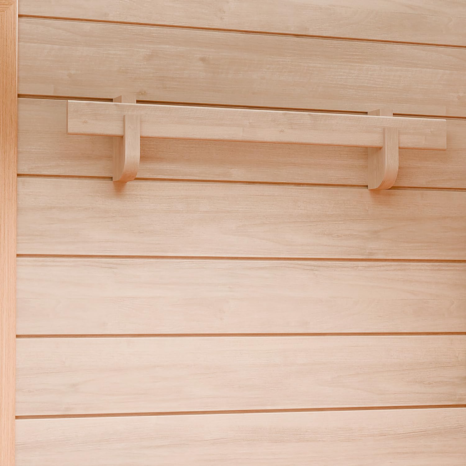 Dewello® Infrarotkabine Infrarotsauna Hyder 115x105 für 1-2 Personen aus Hemlock Holz mit Vollspektrumstrahler, LED-Farblicht, Bluetooth, FM,MP3,USB