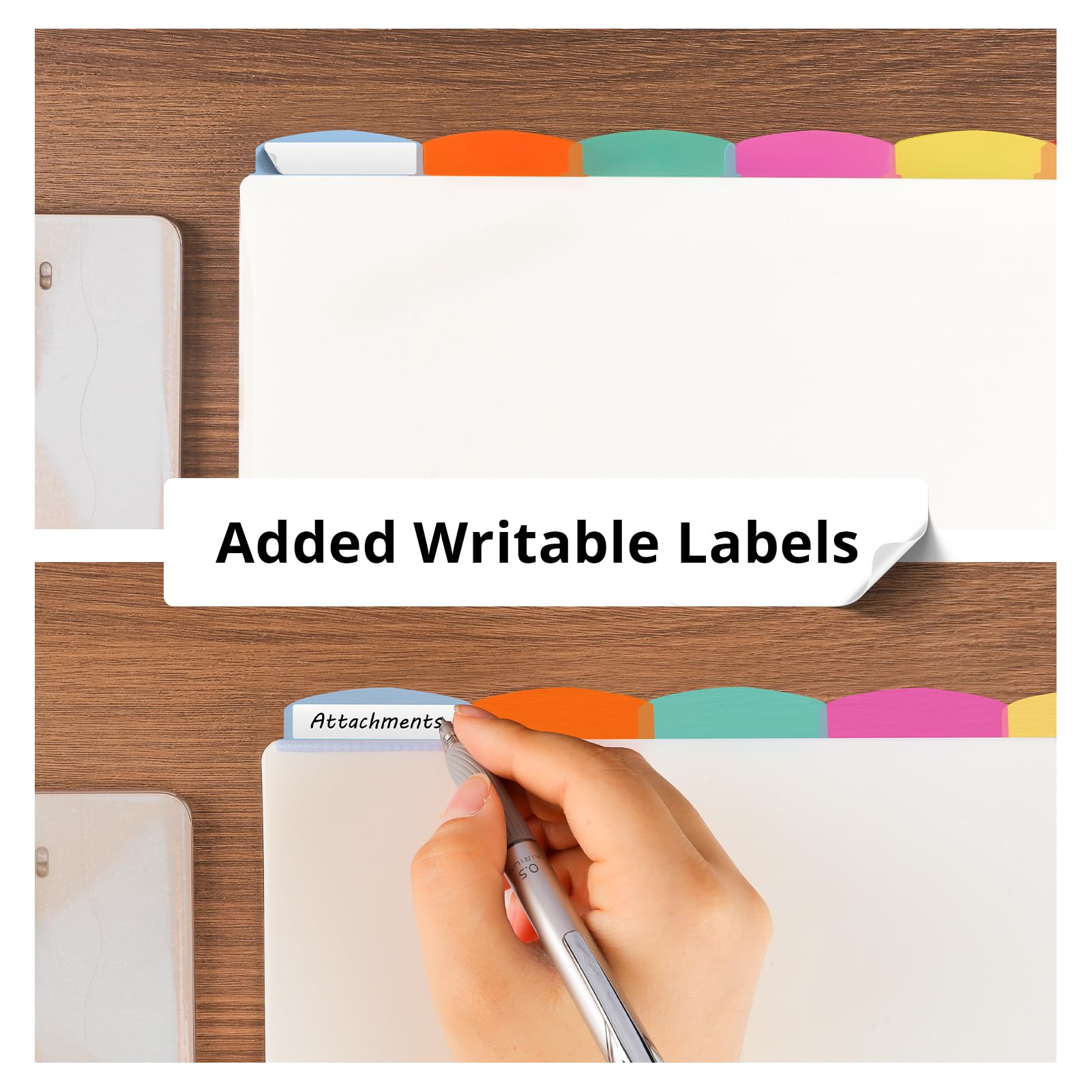 バインダー3セット Amazon | タブ付きバインダーディバイダー、3リングバインダー用