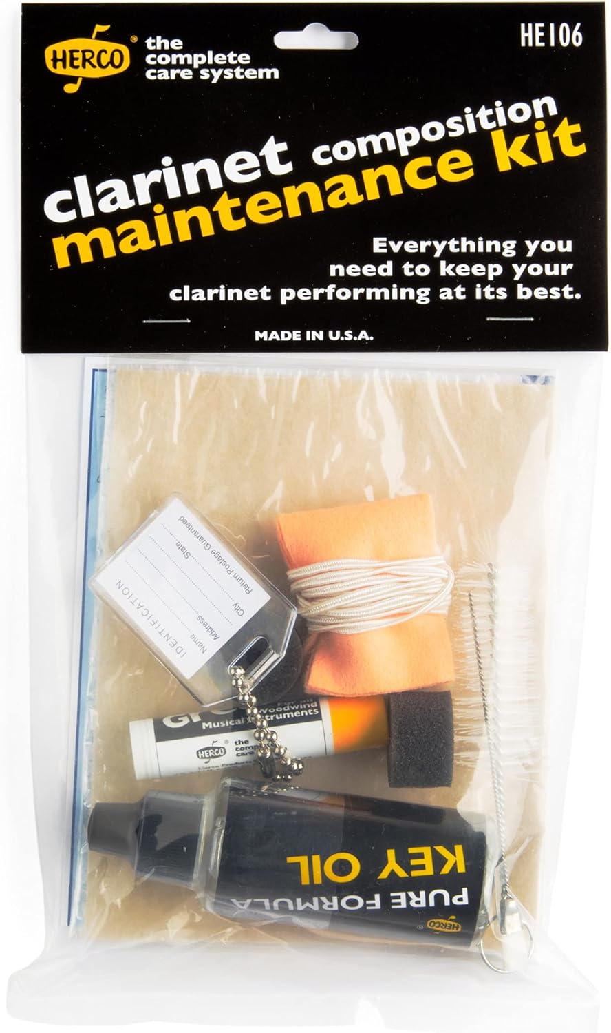 Herco® HE106 Clarinet Composition Maintenance Kit : Musical Instruments