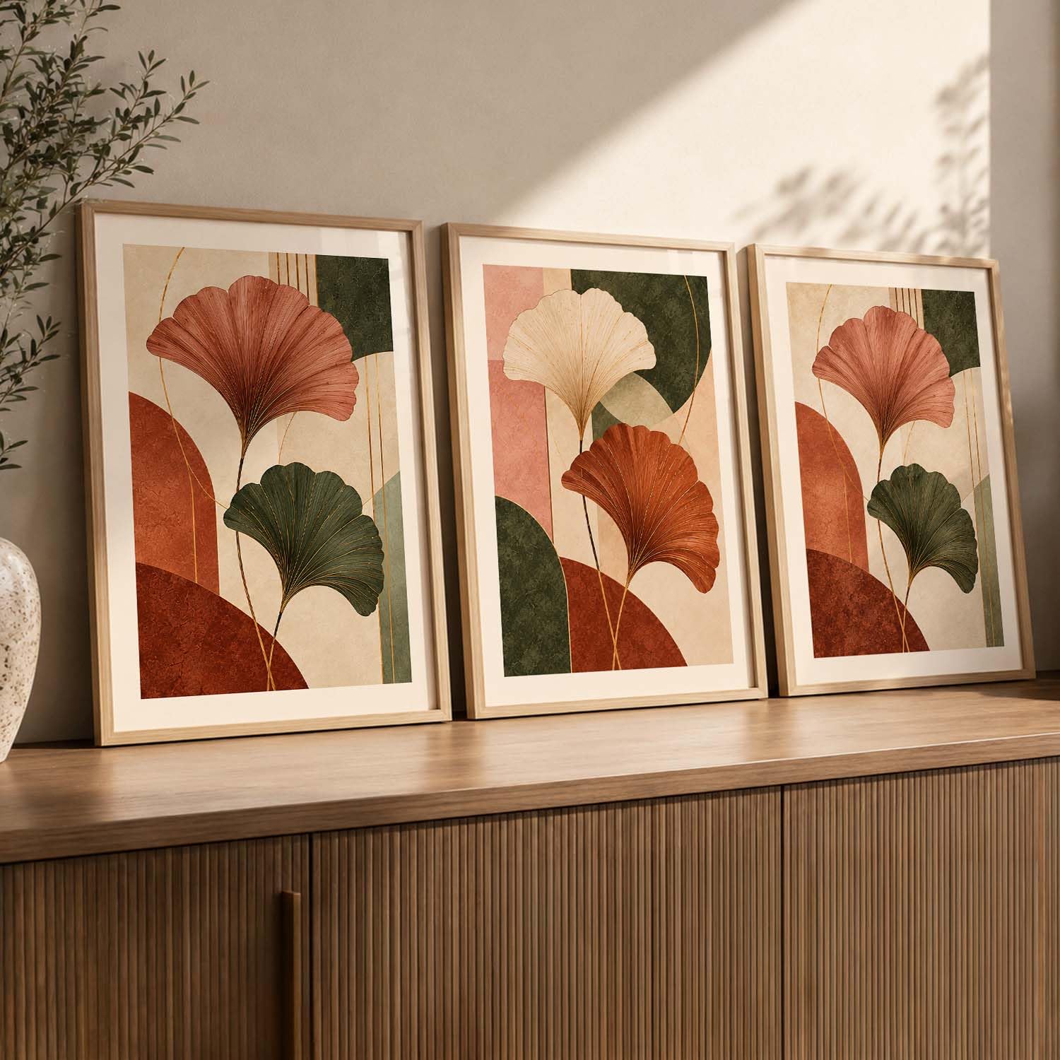 BOHO Wall Art Set - Maximalist Prints with Frame -6 BOHO Wall Art Set - Maximalist Prints with Frame -6