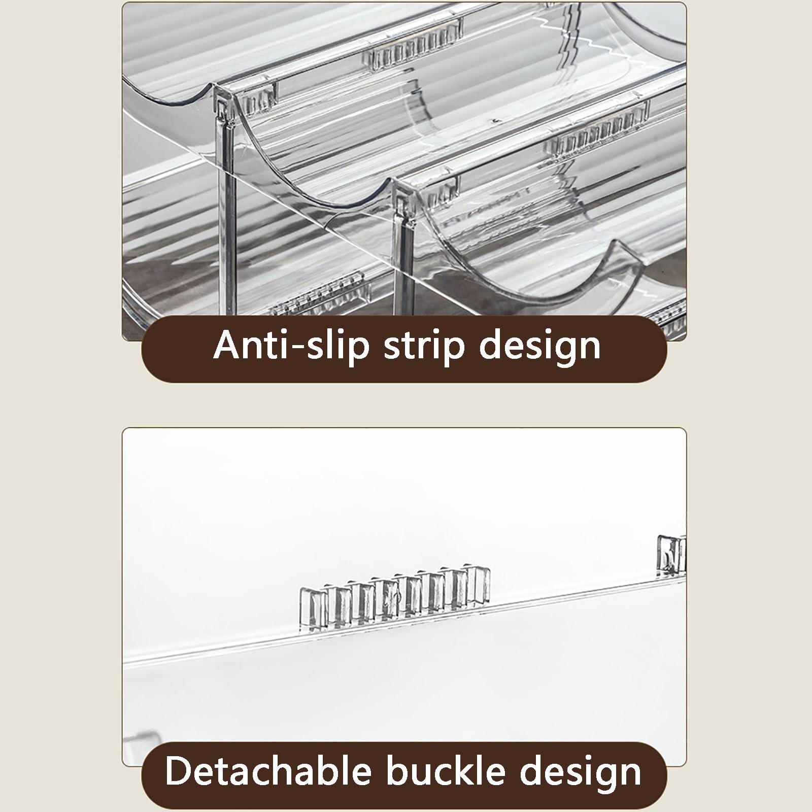 portabottiglie, Moderno ed Elegante, assemblaggio Semplice, Facile da Pulire(Medium)