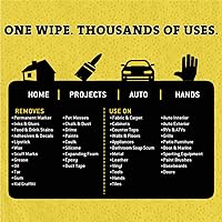 Vista 5 de Tub O' Towels, Toallitas de limpieza resistentes para múltiples superficies, 17,8 cm x 20,3 cm, bote de 40 unidades, elimina grasa, suciedad