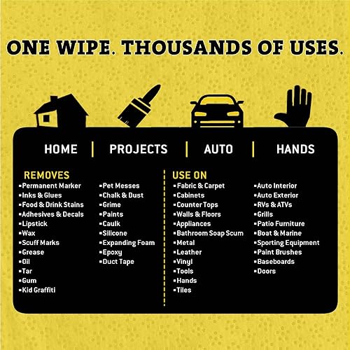 Miniatura 5 de Tub O' Towels, Toallitas de limpieza resistentes para múltiples superficies, 17,8 cm x 20,3 cm, bote de 40 unidades, elimina grasa, suciedad