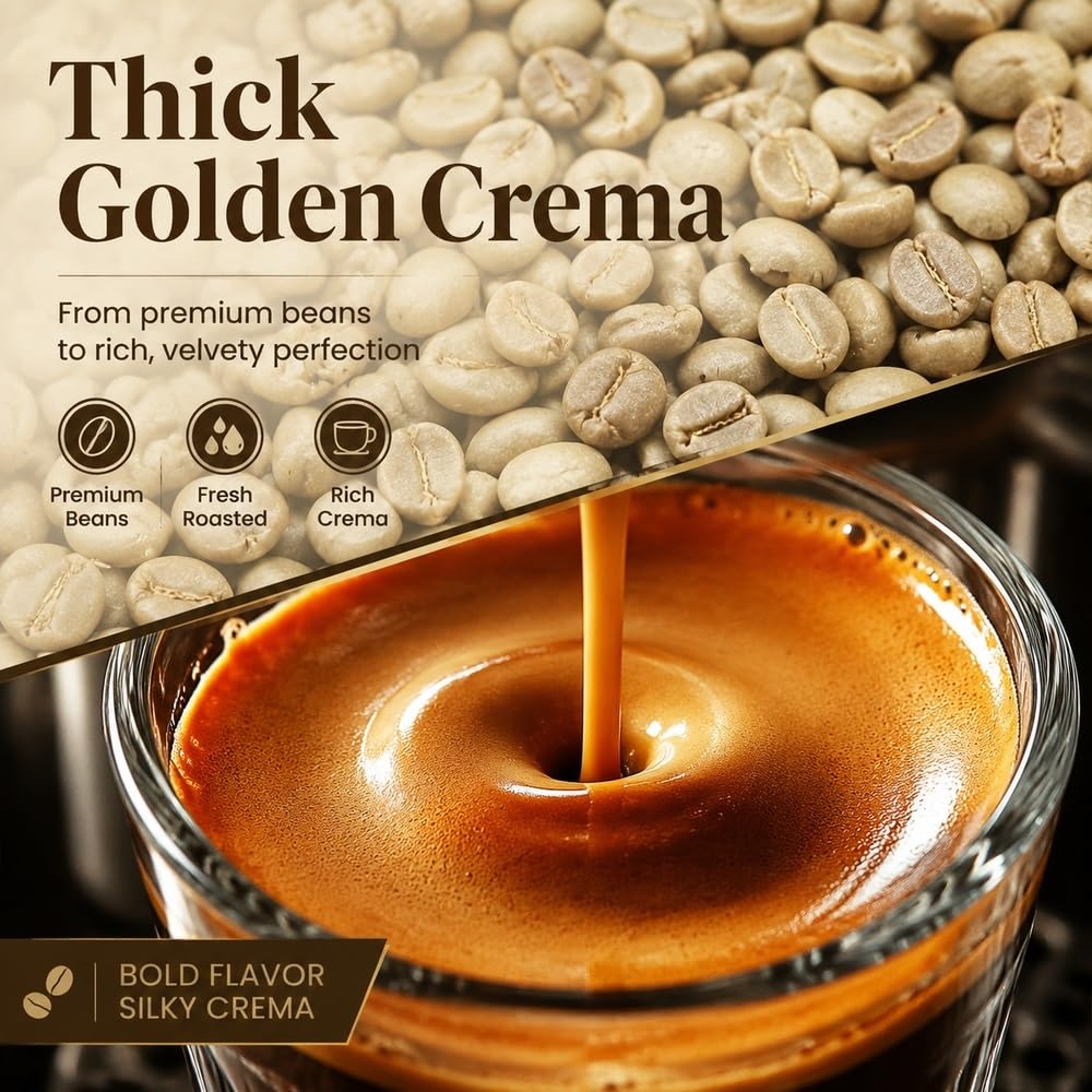 Miscela Espresso Medio-Scuro, Gusto Nocciola Caramello, Arabica, 1000g