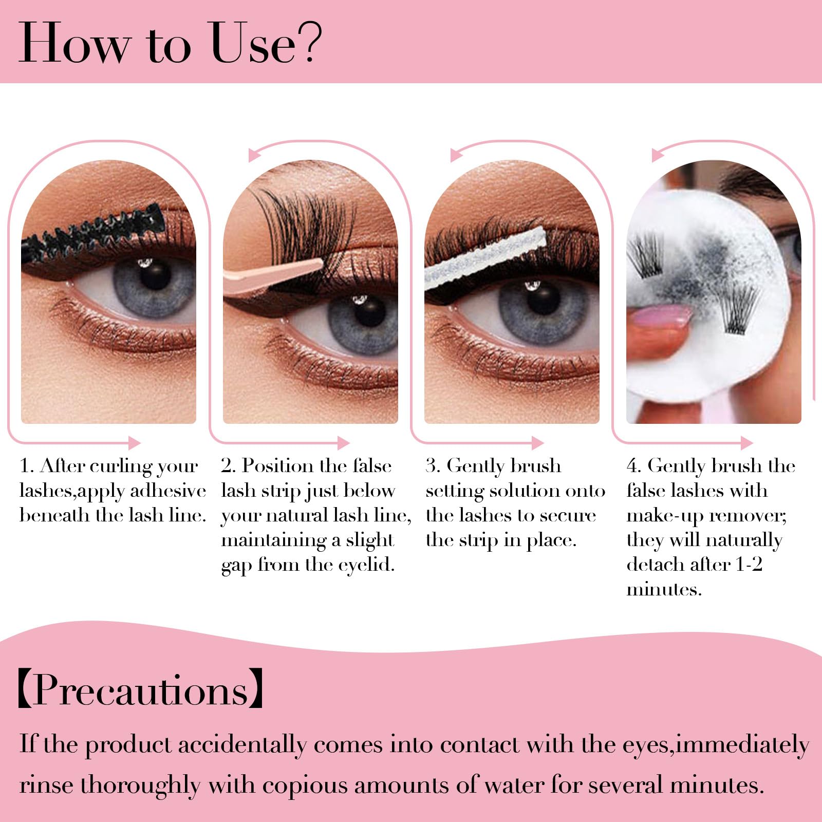 VEGCOO Kit Ciglia Extension, Ciuffetti Ciglia Finte, C Curl 8-16mm Lash Clusters Individual Eyelashes Naturali per Ragazze e Donne